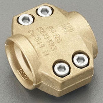 13mm用 セフティクランプ(スチーム用/真鍮製) エスコ