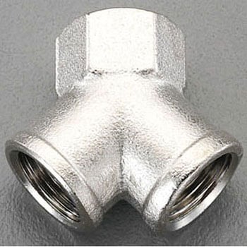 G 1/2" Y型コネクター(真鍮製) エスコ