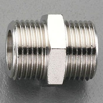 G 1/8"xG 1/8" ニップル(真鍮製) エスコ