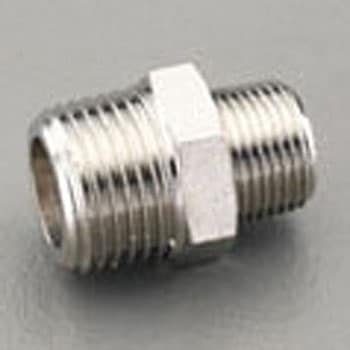 R 1/4"xR 1/2" 異径ニップル(真鍮製) エスコ