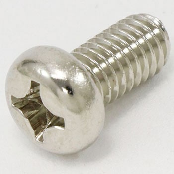 M6  x12mm 鍋頭小ねじ(真鍮/16本) - エスコ