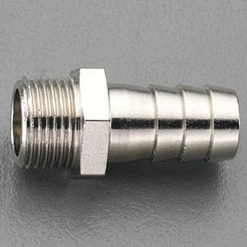 G 1/8"x 6mm 雄ねじステム(真鍮製) エスコ
