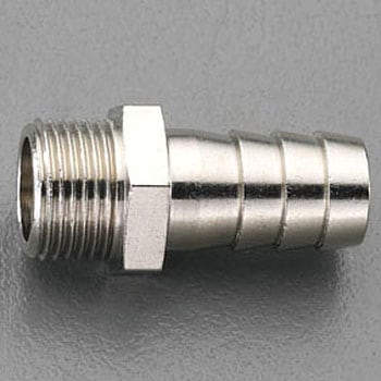 G 1/8"x 9mm 雄ねじステム(真鍮製) エスコ