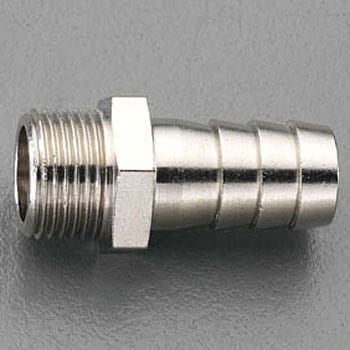 G 1/4"x 9mm 雄ねじステム(真鍮製) エスコ