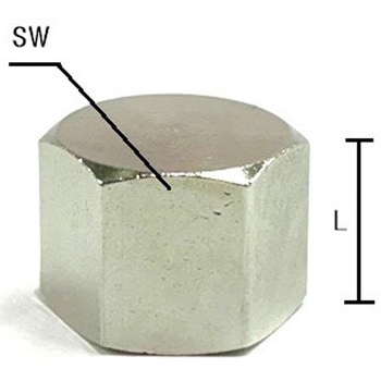 G 1/4" シールキャップ(真鍮製) エスコ