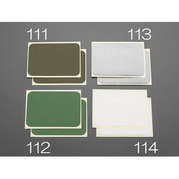 110x160mm シート補修強力粘着シート(ホワイト/2枚) エスコ