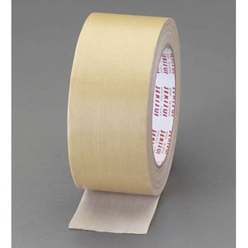 50mmx25m 布粘着テープ(再生PET繊維) エスコ