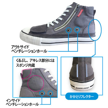 ラフエアスルーRDスニーカー ラフアンドロード