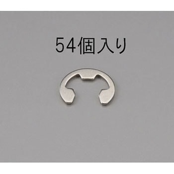 10mm Eリング(ステンレス製/54個) - エスコ