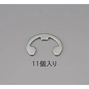 12mm Eリング(三価クロメート/ 11個) エスコ