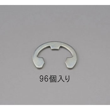 4.0mm Eリング(三価クロメート/ 96個) エスコ