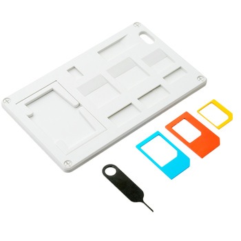 Sim変換アダプタ付きカードホルダー ミヨシ 汎用スマホケース 通販モノタロウ Scm Si01 Bk