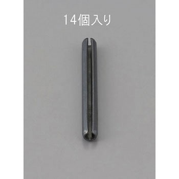 2.5x25mm スプリングロールピン(14本) - エスコ