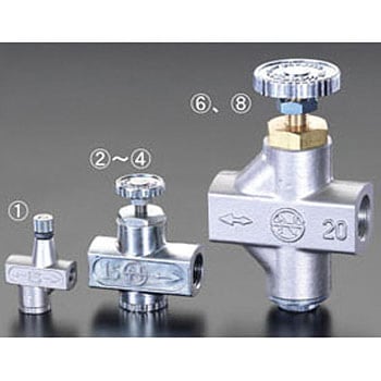 Rc 1/4" 流量調整器 エスコ