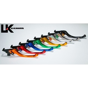 アルミビレットレバーセット ツーリングタイプ 【ツヤあり】 CB650F(RC83)/CB650R(RH03)/CBR650F(RC83)/CBR650R(RH03) U-KANAYA