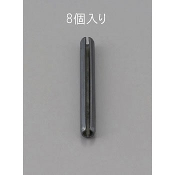 6.0x10mm スプリングロールピン(8本) - エスコ