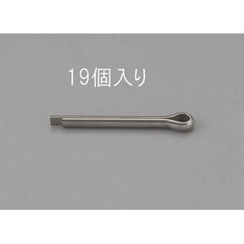 1.2x10mm 割ピン(ステンレス製/19本) エスコ