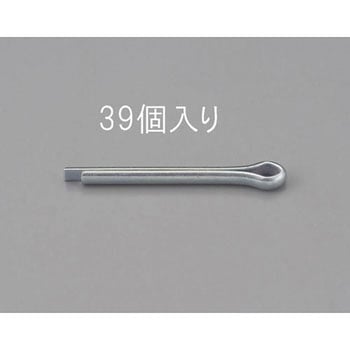 1.6x10mm 割ピン(三価クロメート/39本) エスコ