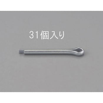 1.6x20mm 割ピン(三価クロメート/31本) エスコ