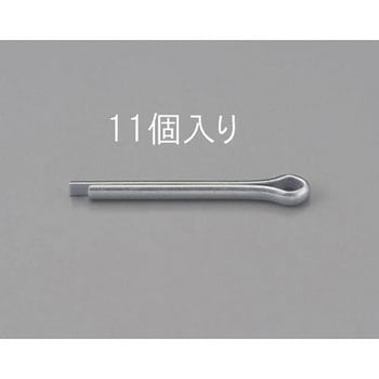 3.0x35mm 割ピン(三価クロメート/11本) エスコ