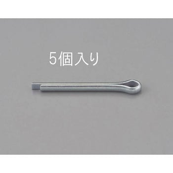 3.5x50mm 割ピン(三価クロメート/5本) エスコ