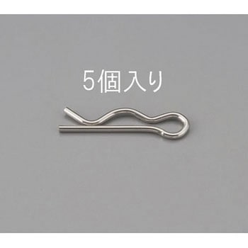 2.0x13.8mm/M16 スナップピン(ステンレス製/5本) エスコ