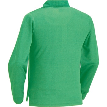 レディース長袖ポロシャツ(脇スリット) 25446L クロダルマ