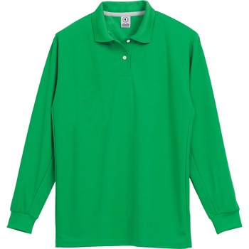 レディース長袖ポロシャツ(脇スリット) 25446L クロダルマ