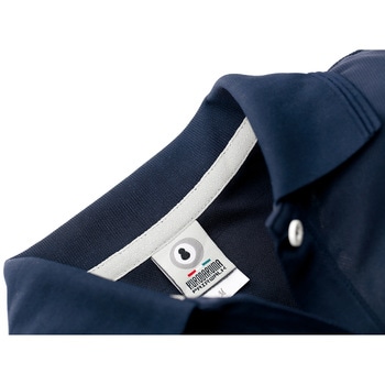 レディース長袖ポロシャツ(脇スリット) 25446L クロダルマ