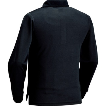 レディース長袖ポロシャツ(脇スリット) 25446L クロダルマ