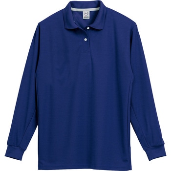 レディース長袖ポロシャツ(脇スリット) 25446L クロダルマ