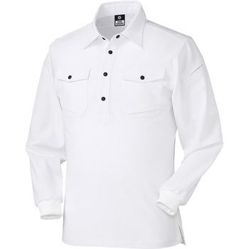 長袖ポロシャツ(脇スリット) 25450 クロダルマ