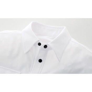 長袖ポロシャツ(脇スリット) 25450 クロダルマ