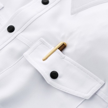 長袖ポロシャツ(脇スリット) 25450 クロダルマ