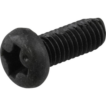 M3x 8mm ナベ頭小ねじ(ステンレス/黒色/30本) エスコ