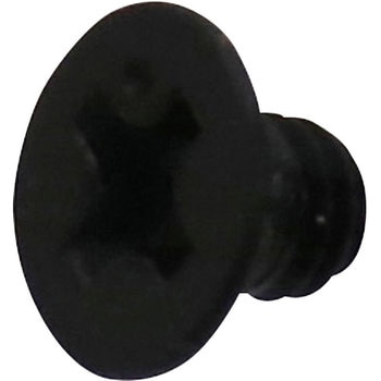 M3x 4mm 皿頭小ねじ(ステンレス/黒色/30本) エスコ