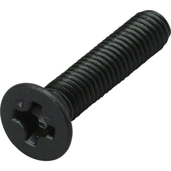 M3x15mm 皿頭小ねじ(ステンレス/黒色/24本) - エスコ