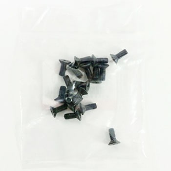 M4x10mm 皿頭小ねじ(ステンレス/黒色/18本) エスコ