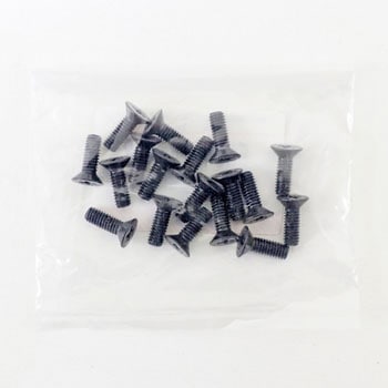 M4x12mm 皿頭小ねじ(ステンレス/黒色/18本) エスコ