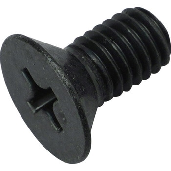 M5x10mm 皿頭小ねじ(ステンレス/黒色/12本) エスコ