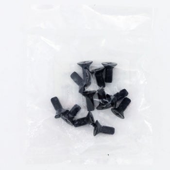 M5x12mm 皿頭小ねじ(ステンレス/黒色/12本) エスコ