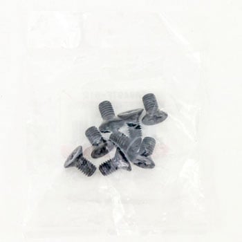 M6x12mm 皿頭小ねじ(ステンレス/黒色/8本) - エスコ