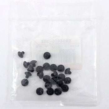 M3x 4mm トラス頭小ねじ(ステンレス/黒色/24本) エスコ
