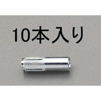 M10x 40mm 雌ねじアンカー(10本) エスコ