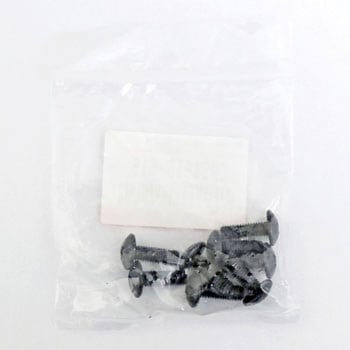 M5x15mm トラス頭小ねじ(ステンレス/黒色/8本) - エスコ