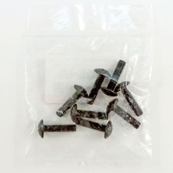 M5x20mm トラス頭小ねじ(ステンレス/黒色/8本) エスコ