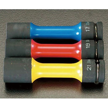 1/2sqx17・19・21mm ホイールナットインパクトソケット エスコ