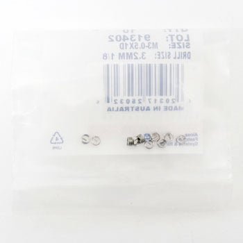 M3-0.5x3mm   リコイルインサートネジ(並目/10コ) エスコ
