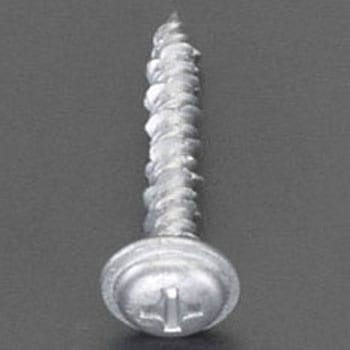 4.0x25mm コンクリートビス(ナベワッシャー/鉄/200本) エスコ