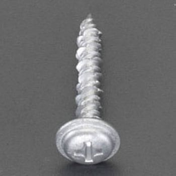 4.0x32mm コンクリートビス(ナベワッシャー/鉄/200本) - エスコ